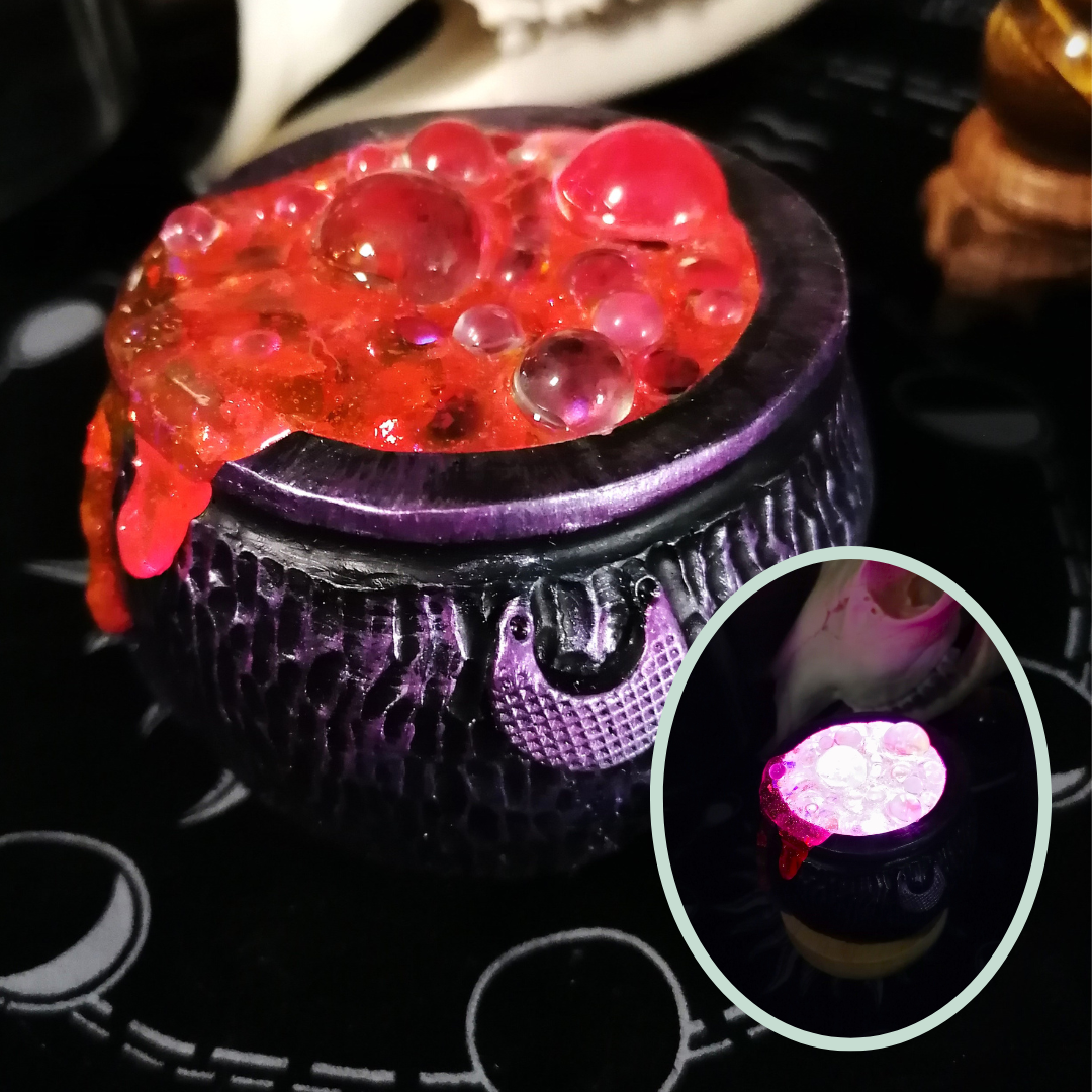 Chaudron magique rose - Veilleuse