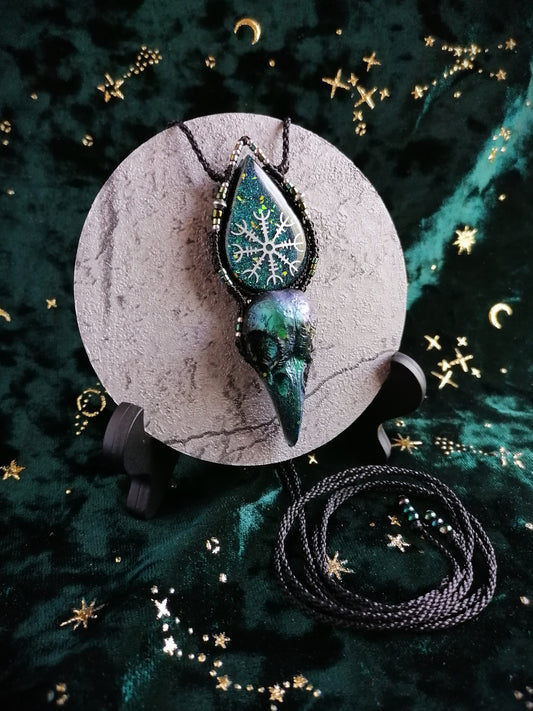 Corvus aegishjalmur - adjustable pendant