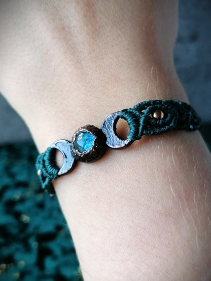 Bracelet Triple Lune Réglable - #1