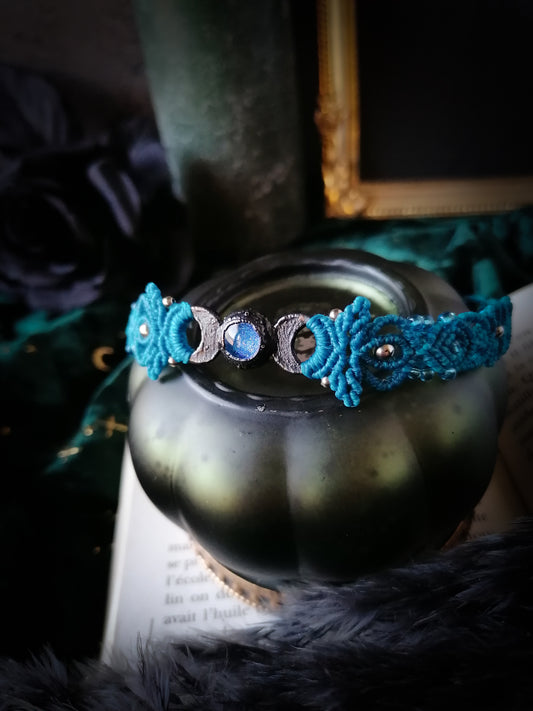 Adjustable Triple Moon Bracelet - #3