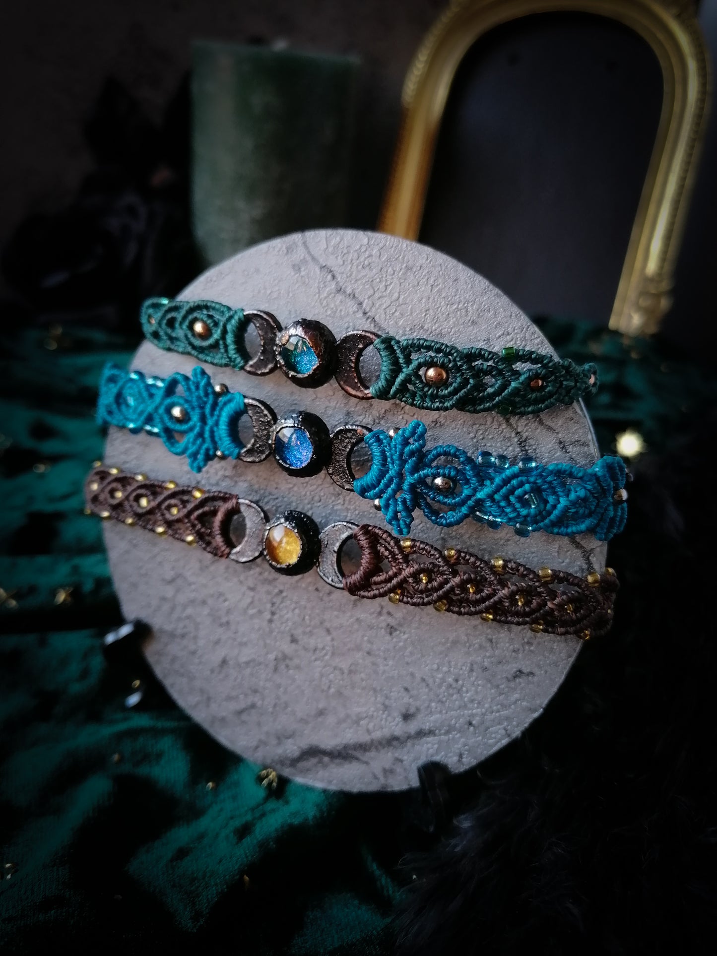 Bracelet Triple Lune Réglable - #2