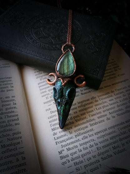 Viridian - Coven of ravens - Pendentif en cuivre