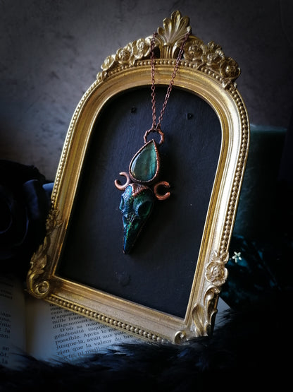 Viridian - Coven of ravens - Pendentif en cuivre