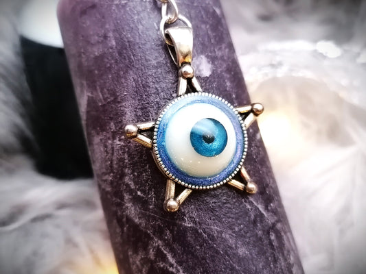 The eye and the star - key ring